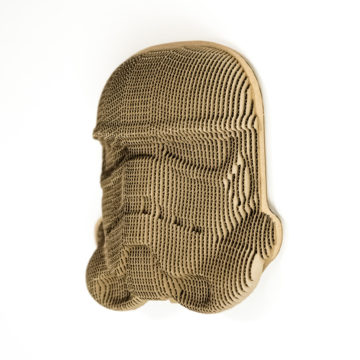 Stormtrooper - cardboard head for self assembly.